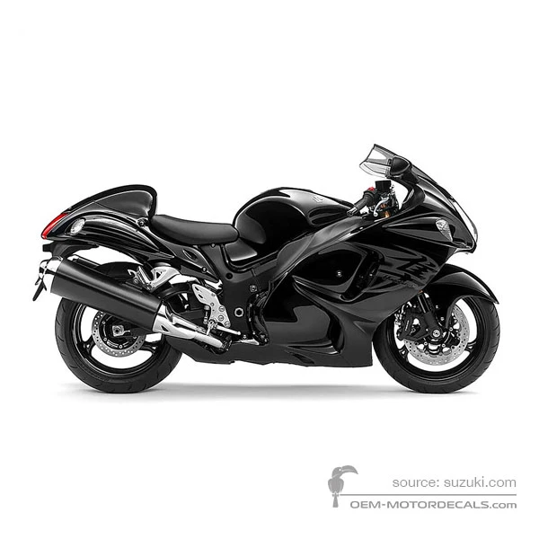 Adesivi per Suzuki GSX1300R HAYABUSA 2010 - Nero • Suzuki Adesivi OEM