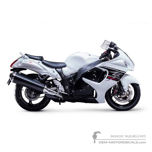 Pegatinas para Suzuki GSX1300R HAYABUSA 2017 - Blanco • Suzuki Pegatinas OEM