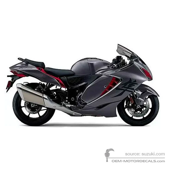 Adesivi per Suzuki GSX1300R HAYABUSA 2024 - Grigio • Suzuki Adesivi OEM