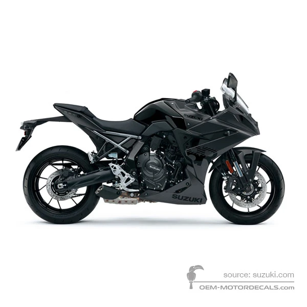 Decals for Suzuki GSX8R 2025 - Black • Suzuki OEM Decals