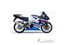 Aufkleber für Suzuki GSXR1000 2001 - Blau • Suzuki OEM-Aufkleber