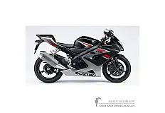 Stickers voor Suzuki GSXR1000 2005 - Zwart • Suzuki OEM Stickers