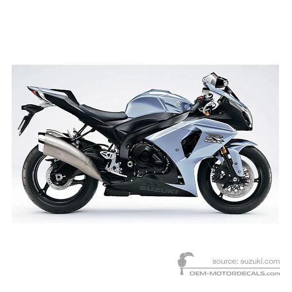Adesivi per Suzuki GSXR1000 2010 - Blu • Suzuki Adesivi OEM