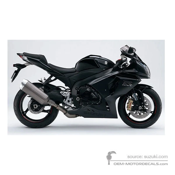 Decals for Suzuki GSXR1000 2013 - Black • Suzuki OEM Decals