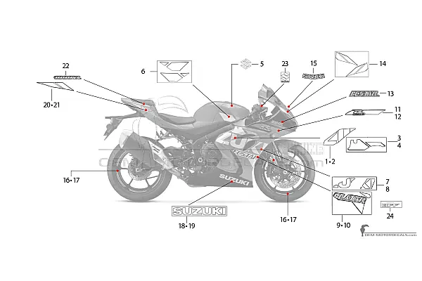 Suzuki GSXR1000R 2019 - Blue