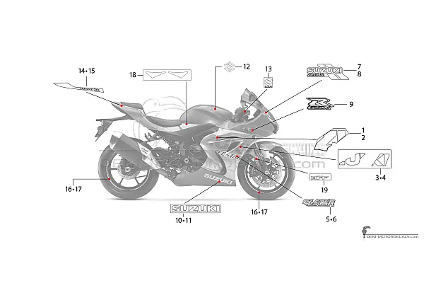 Suzuki GSXR10000RZ 2021 - Blau
