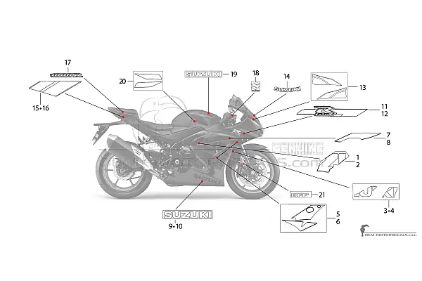 Suzuki GSXR1000R 2021 - Nero