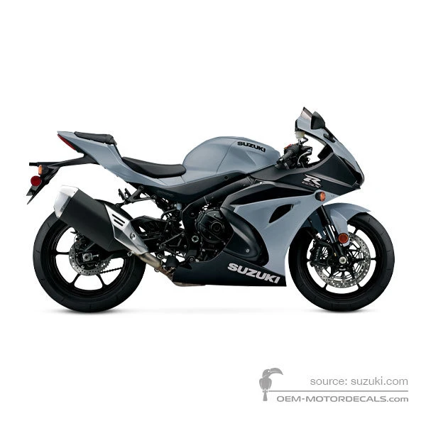 Aufkleber für Suzuki GSXR1000 2022 - Grau • Suzuki OEM-Aufkleber