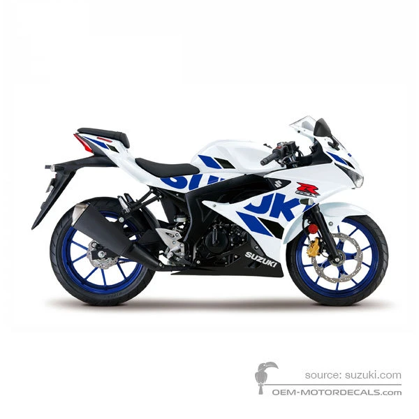 Pegatinas para Suzuki GSXR125 2020 - Blanco • Suzuki Pegatinas OEM