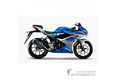 Pegatinas para Suzuki GSXR125 2021 - Plata • Suzuki Pegatinas OEM