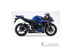 Aufkleber für Suzuki GSXR600 2007 - Blau • Suzuki OEM-Aufkleber