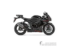 Naklejki do Suzuki GSXR600 2012 - Czarny • Suzuki Naklejki OEM