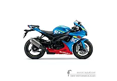 Aufkleber für Suzuki GSXR600 2016 - Blau • Suzuki OEM-Aufkleber