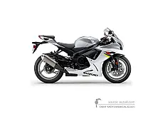 Stickers voor Suzuki GSXR600 2018 - Zilver • Suzuki OEM Stickers