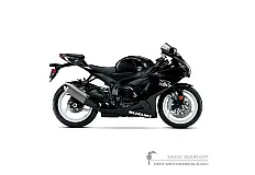 Adesivi per Suzuki GSXR600 2019 - Nero • Suzuki Adesivi OEM