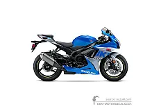 Decals for Suzuki GSXR600 2021 - Blue • Suzuki OEM Decals