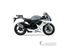 Decals for Suzuki GSXR600 2022 - Gray • Suzuki OEM Decals