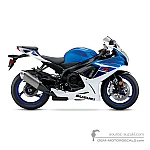 Suzuki GSXR600 2024 - Blau