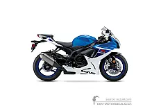 Stickers voor Suzuki GSXR600 2024 - Blauw • Suzuki OEM Stickers