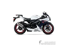 Decals for Suzuki GSXR600 2025 - White • Suzuki OEM Decals