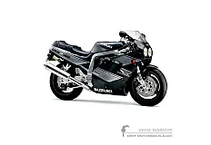 Autocollants pour Suzuki GSXR750 1990 - Noir • Suzuki Autocollants OEM
