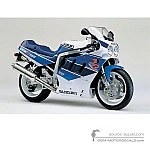 Suzuki GSXR750 1990 - Blauw Wit