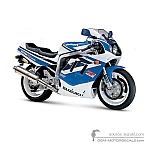 Suzuki GSXR750 1991 - Bleu Blanc