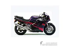 Pegatinas para Suzuki GSXR750 1993 - Violeta • Suzuki Pegatinas OEM