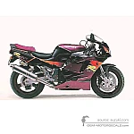 Suzuki GSXR750 1995 - Fioletowy