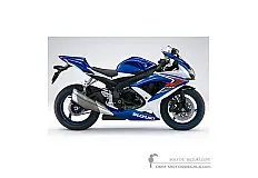Decals for Suzuki GSXR750 2008 - Blue • Suzuki OEM Decals