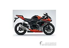 Pegatinas para Suzuki GSXR750 2008 - Naranja • Suzuki Pegatinas OEM
