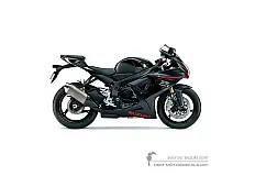 Stickers voor Suzuki GSXR750 2011 - Zwart • Suzuki OEM Stickers