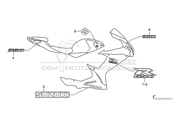 Suzuki GSXR750 2013 - Blu