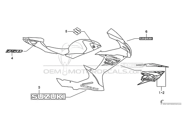 Suzuki GSXR750 2015 - Grijs