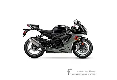 Aufkleber für Suzuki GSXR750 2018 - Schwarz • Suzuki OEM-Aufkleber