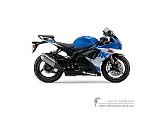 Autocollants pour Suzuki GSXR750 2023 - Bleu • Suzuki Autocollants OEM
