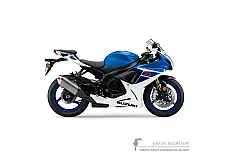 Pegatinas para Suzuki GSXR750 2025 - Azul • Suzuki Pegatinas OEM