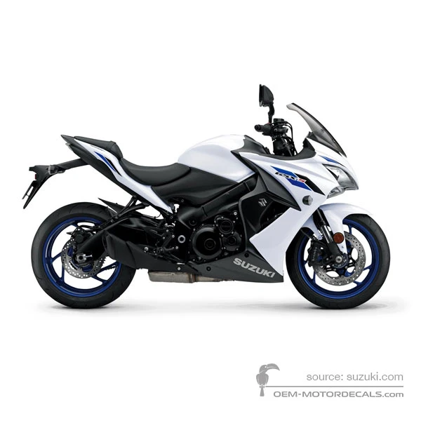 Decals for Suzuki GSXS1000F 2020 - White • Suzuki OEM Decals