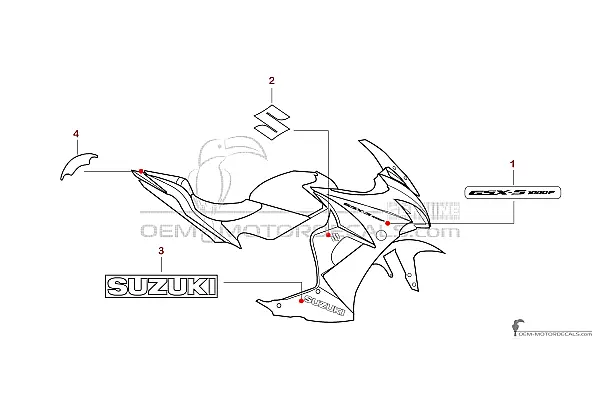 Suzuki GSXS1000F 2020 - Zwart