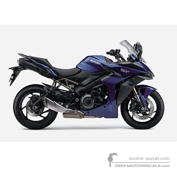 Stickers voor Suzuki GSXS1000GT 2023 - Blauw • Suzuki OEM Stickers