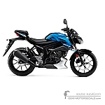 Suzuki GSXS125 2023 - Bleu