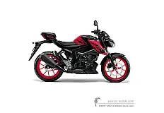 Autocollants pour Suzuki GSXS125 2025 - Rouge • Suzuki Autocollants OEM