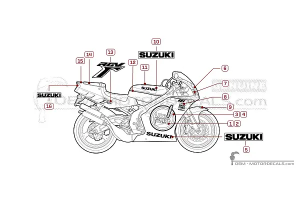 Suzuki RGV250 Lucky Strike 1991