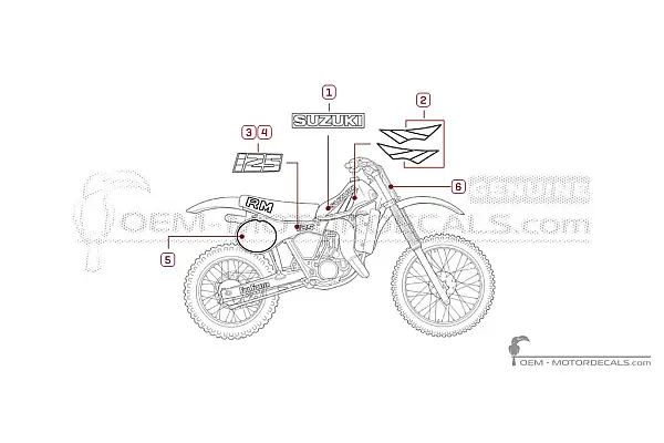 Suzuki RM125 1983