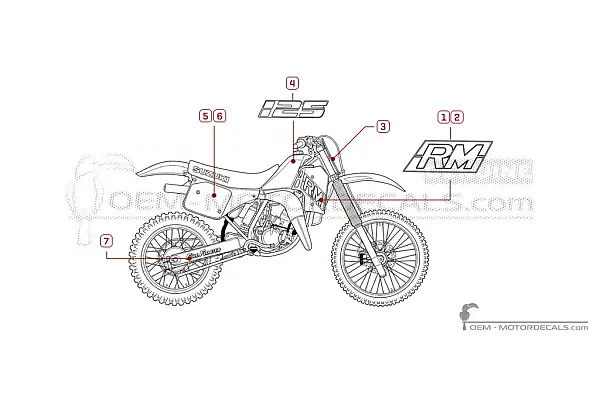 Suzuki RM125 1987