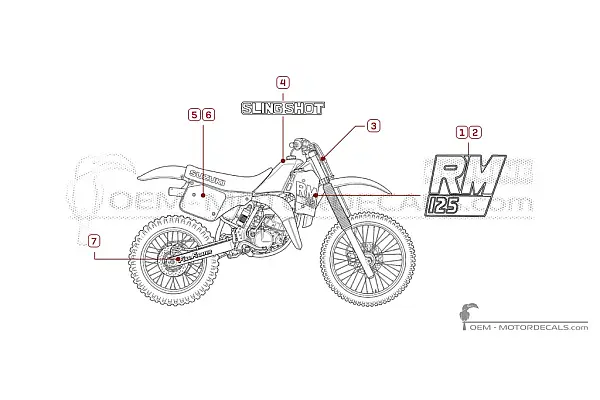 Suzuki RM125 1988