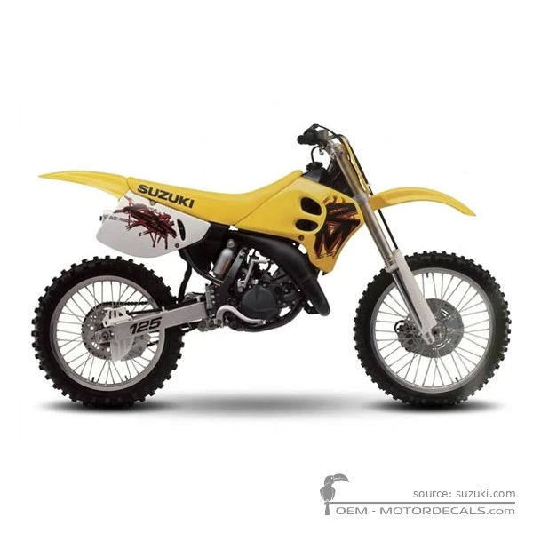 Decals for Suzuki RM125 1993 • Suzuki OEM Decals