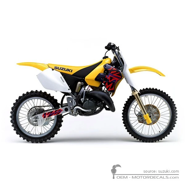 Decals for Suzuki RM125 1996 • Suzuki OEM Decals