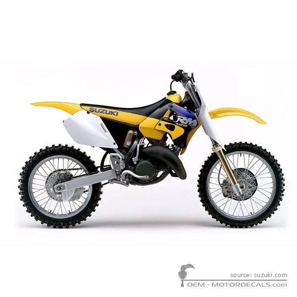 Naklejki do Suzuki RM125 1998 • Suzuki Naklejki OEM