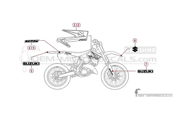 Suzuki RM125 2008